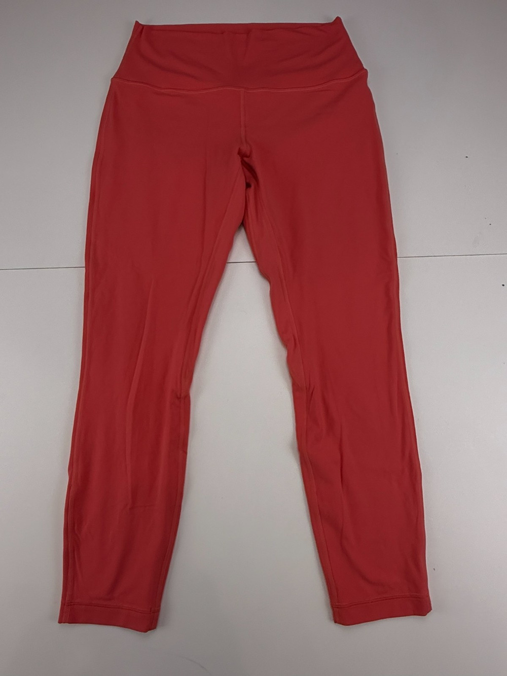 Lululemon Align High Rise Leggings 25" Womens Size 10 Coral Red Nulu Yoga